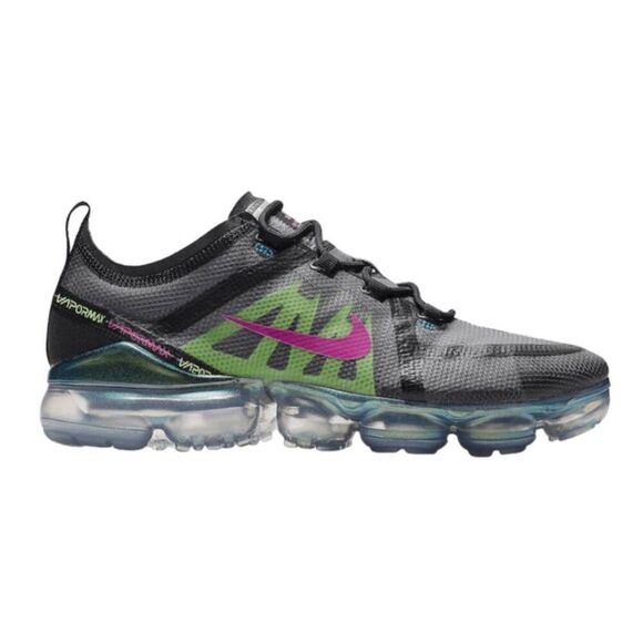 NIKE Air VaporMax 2019 PRM "Fuchsia Lime" Running Shoes Size 11.5 - Picture 1 of 9
